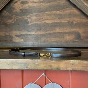 LOUIS VUITTON Shoulder Strap Brown Leather Strap